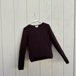 Sutton Studio Rich Brown Cashmere Sweater